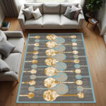 Persian modern rug suitable for any bedroom or living rooms